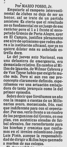Arquivo:1984.02.19 - Millonarios 1 x 1 Grêmio.1.png
